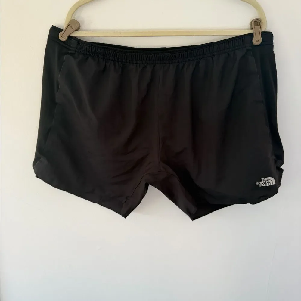The North Face Jet Black Running Shorts size XXL